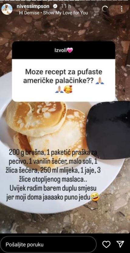 Recept Nives Ivanišević za američke palačinke